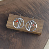 Zinc Alloy Enamel Dangle Earrings FS-WG03B65-01-4