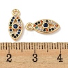 Brass Micro Pave Colorful Cubic Zirconia Pendants KK-R152-21G-3