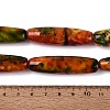 Natural Fire Crackle Agate Beads Strands G-Q606-62-5