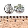 Electroplate Transparent Glass Beads EGLA-L047-05B-3
