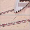 Glitter Hotfix Rhinestone(Hot Melt Adhesive On The Back) OCOR-WH0058-06-6