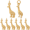10Pcs Brass Pendants KK-BBC0022-63-1