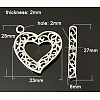 Brass Toggle Clasps KK-E737-18P-1