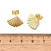 Brass Stud Earrings EJEW-B118-04G-5