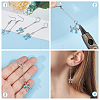 60Pcs Iron & 304 Stainless Steel Earring Findings EJEW-HS00012-4