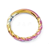 Twisted Ring Hoop Earrings for Girl Women STAS-D453-01M-02-1