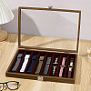 Wood Jewelry Necklace Organizer Display Boxes CON-WH0107-79-4