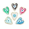 Alloy Enamel Pendants ENAM-F143-10-G-2