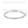 1Pc Zinc Alloy Rhinestone Hinged Bangles for Women BJEW-LP0010-64P-2