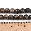 Natural Glaucophane Beads Strands X-G-R485-12-8mm-4