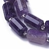 Natural Amethyst Beads Strands G-F595-J03-3