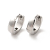 Non-Tarnish Polishing 304 Stainless Steel Hoop Earrings EJEW-P255-11P-1