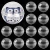 300Pcs Plastic Vending Machine Egg Capsules AJEW-PH0008-57-1