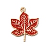 Thanksgiving Day Theme Alloy Enamel Pendants ENAM-M002-03G-17-1