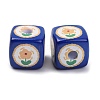 Printed Opaque Acrylic Beads LS-SACR-A009-01G-2