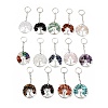 Tree of Life Natural & Synthetic Gemstone Keychain KEYC-G054-01P-1