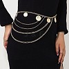 Alloy Coin Multi-Layered Chain Waist Body Chains for Women FS-WG18420-01-2