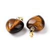 Natural Tiger Eye Pendants G-I311-A07-G-2