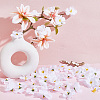 100Pcs Cloth Artificial Flower Head AJEW-GF0013-17C-4
