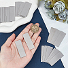 30Pcs 304 Stainless Steel Cabochons STAS-OC0001-33-3