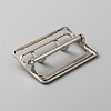 Rectangle Shape Alloy Buckle Clasps FIND-WH0126-136P-2