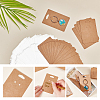 AHADERMAKER 1 Set Blank Paper Keychain Display Cards FIND-GA0002-80A-4