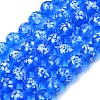 Handmade Lampwork Beads Strands LAMP-H071-01C-10-1