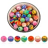 WEWAYSMILE 70Pcs 7 Styles 15mm Silicone Round Beads Making Kit JX487A-1