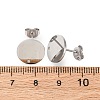 304 Stainless Steel Stud Earring Findings STAS-H436-21P-02-3