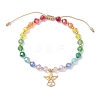 304 Stainless Steel Charm Bracelets BJEW-JB12828-01-1