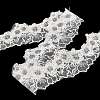 15 Yards Flower Embroidery Polyester Lace Ribbon OCOR-A006-02C-3