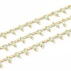 Handmade Glass Beaded Chains CHC-K008-B14-3