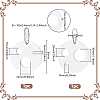 Acrylic Safety Eye Size Tools AJEW-BC0008-29B-2