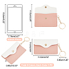 8Pcs 8 Colors Imitation Leather Wallets AJEW-WR0001-19-3