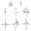 8Pcs 8 Styles Alloy Pendants FIND-YW0009-28-1