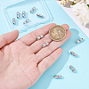 12Sets 304 Stainless Steel Screw Clasps STAS-BBC0009-43-3
