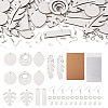 DIY Sublimation Blank Earring Making Kit DIY-SW0001-14-2