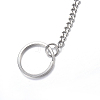Tarnish Resistant 304 Stainless Steel Split Key Rings LS-STAS-G085-11-2