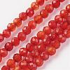 Natural Carnelian Bead Strand G-G680-09-1