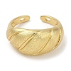 Rack Plating Brass Cuff Finger Rings for Women RJEW-C114-13G-G-2