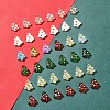 6Pcs Handmade Bumpy Glass Beads Strands LAMP-FS0001-16F-5