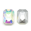 Pointed Back Glass Rhinestone Cabochons RGLA-T079-8x10mm-05-2