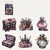 Gothic Waterproof PET Stickers Set DIY-G120-01C-1