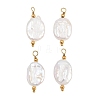Natural Baroque Keshi Pearl Pendants PA-CBA0A45-07G-1