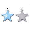 201 Stainless Steel Enamel Charms STAS-N088-14G-2