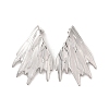 Non-Tarnish Wing 304 Stainless Steel Stud Earrings for Women EJEW-L272-018P-1