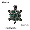 Alloy and Glass Rhinestone Brooch PW-WG937A4-03-1