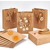 Rectangle Kraft Paper Bags with Handle CARB-NB0001-05-4