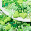 160Pcs 16 Styles Mixed Styles Acrylic Beads OACR-PA0001-77B-5