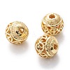 Alloy Hollow Beads PALLOY-P238-21G-RS-1